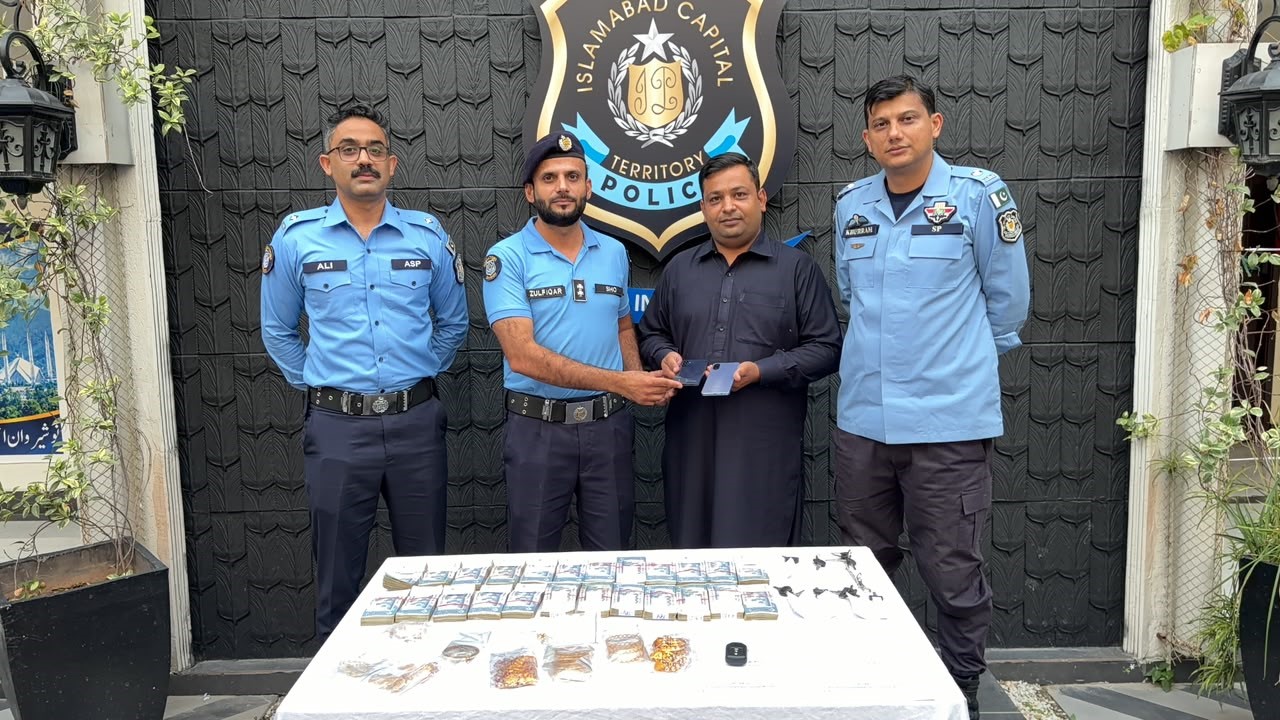 Islamabad Police City Zone Arrests 12 Members of Four Criminal Gangs; Stolen Property Worth Rs. 58.5 Million Recovered